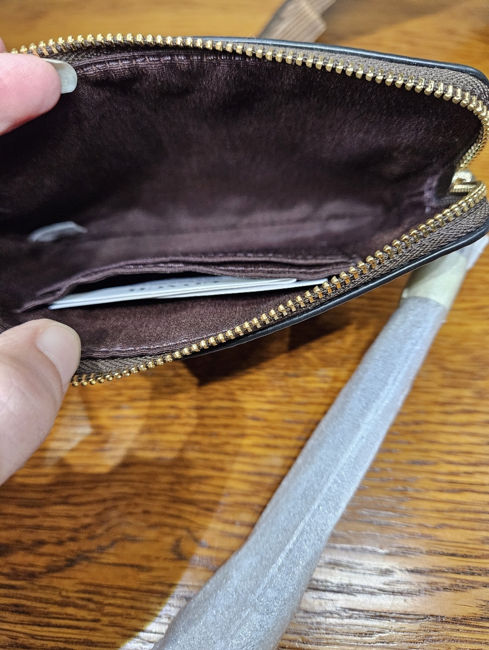 Coach Cosmic Corner Zip Wristlet - Picture 3 of 5
